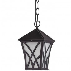 Φωτιστικό Φανάρι Κρεμαστό 1xE27 Αλουμινίου Μαύρο ALEK IP44 96303P/BK 